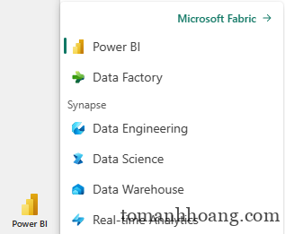 Thành phần của Microsoft Fabric 